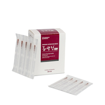 DONG BANG Akupunkturnadeln mit Stahlgriff und Führung 100 Stk.