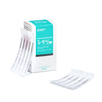 DONG BANG Akupunkturnadeln mit Stahlgriff ohne Führung 100 Stk.