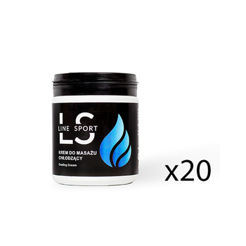 Set: 20 x Line Sport kühlende Massagecreme 250 ml