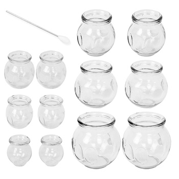 Acus Med Feuerglasbecher – Set mit 12 Stück + Quacksalber