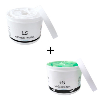 Kühlset: Pferdesalbe + Line Sport Creme