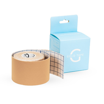 Gold Tape Kinesiologie Tape biomechanische Tapes (5cm x 5m)
