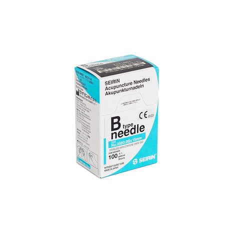 SEIRIN Akupunkturnadeln mit Kunststoffgriff ohne Führung B-TYPE 100 Stk.