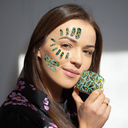 Pino Tape Sensitive – stumpfe Tapes zum Tapen von Gesicht, Hals und Dekolleté (5cm x 5m)