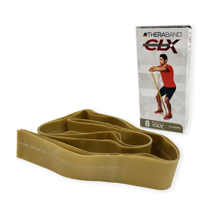 Thera Band CLX Übungs- und Dehnband, 11 Schlaufen, 2 m