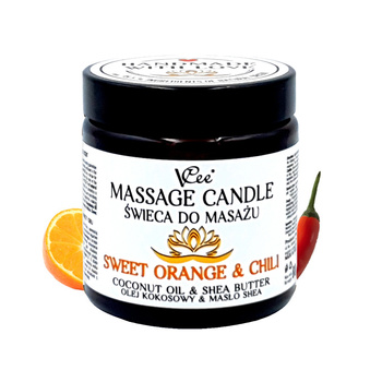 VCee feuchtigkeitsspendende Massagekerze 80g