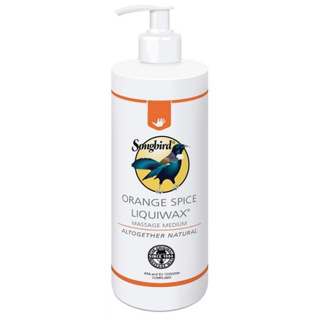 Songbird flüssiges Massagewachs mit Pumpe 500 ml Zitrusfrüchte ZEST