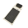 Akupressurmatte mit Kissen Line Sport ECO – natürliche Baumwolle-schwarz