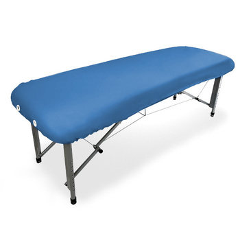 Ölbeständiger Bezug für eine Massageliege mit elastischem Band und Manschetten