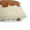 Akupressurmatte mit Kissen Line Sport ECO – Baumwolle natur-gold