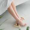 Akito zweireihiges 4-Rollen-Fußmassagegerät aus Holz