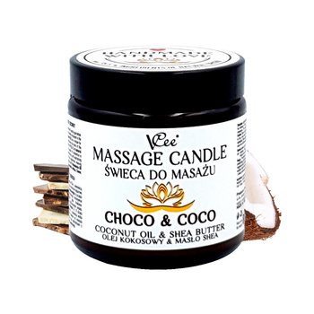 VCee feuchtigkeitsspendende Massagekerze 80g