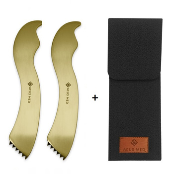 Set: 2 Stk. Lange Messingwinkel + schwarze Abdeckung