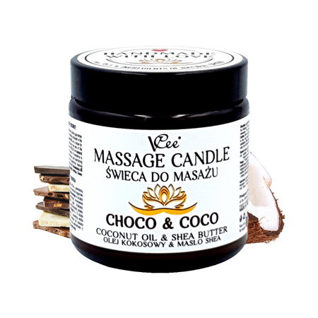 VCee feuchtigkeitsspendende Massagekerze 80g