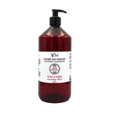 Natürliches veganes Massageöl VCee 1000 ml