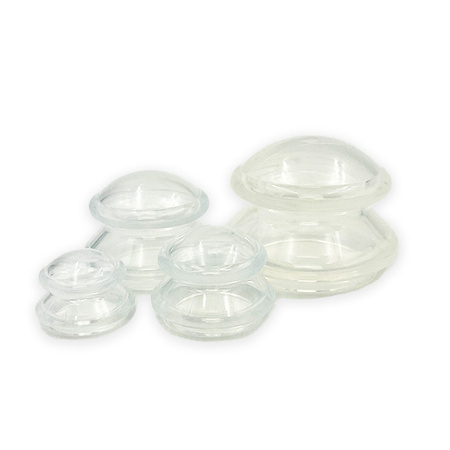 Acus Med Chinesische Silikonbecher für die Körpermassage – 4er-Set.
