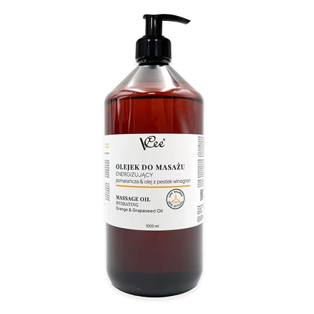 Natürliches veganes Massageöl VCee 1000 ml
