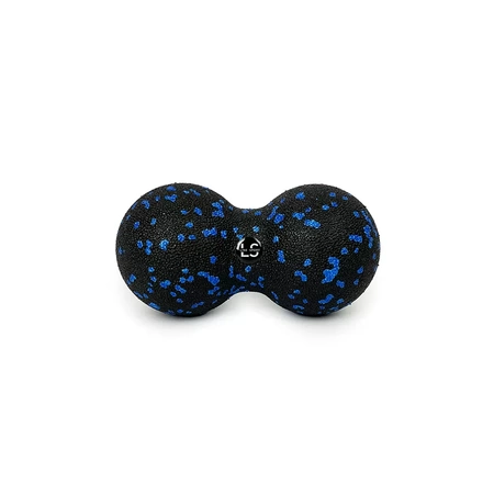 Line Sport Duoball Doppelball zum Massieren und Rollen, 8 cm