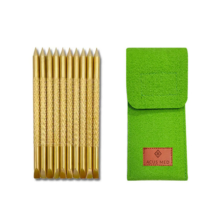 Set: 10 Stück Messingstifte + Limettenabdeckung
