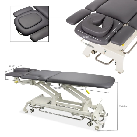 Therapieliege Elektrisch Evero X7 Ergo 7-Segmente | Steuerrahmen | 3 Jahre Garantie