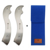 Set: 2 Stk. PRO Stahlangler + blaue Abdeckung