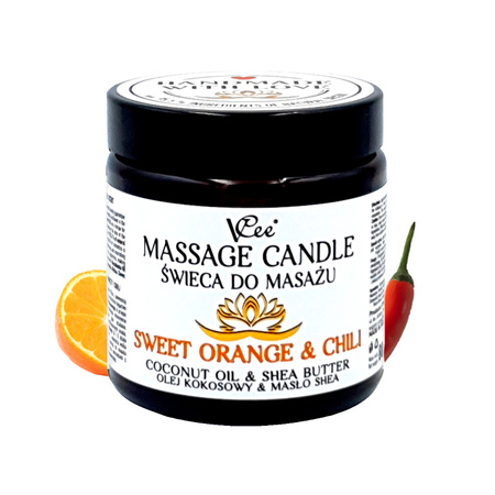 VCee feuchtigkeitsspendende Massagekerze 80g