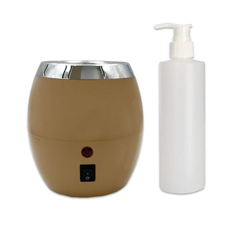 Elektrischer Massageölerhitzer mit einer 250-ml-Flasche