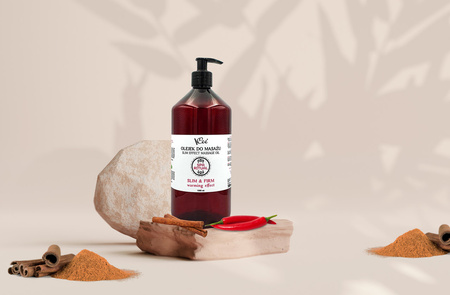 Natürliches veganes Massageöl VCee 1000 ml