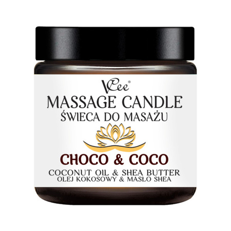 VCee feuchtigkeitsspendende Massagekerze 80g