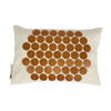 Akupressurmatte mit Kissen Line Sport ECO – Baumwolle natur-gold