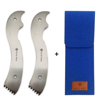 Set: 2 Stk. PRO Stahlangler + blaue Abdeckung